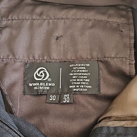 Louis Raphael Mens Black Dress Pants Slim Fit 30x30. Excellent Condition! - Picture 5 of 7